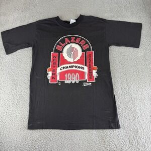 Portland Trail blazers Vintage Shirt Salem Sportswear 1990 Men's‎ Size Medium